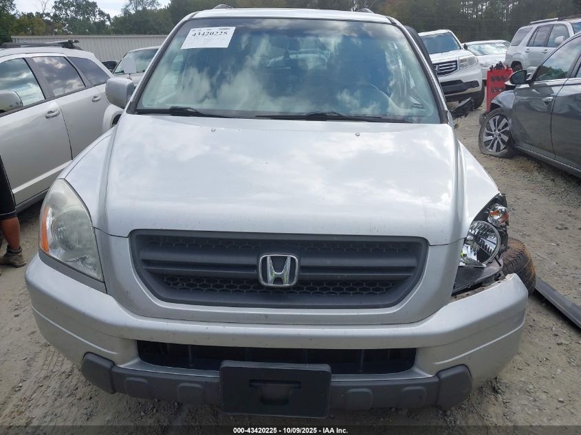 2005 Honda Pilot Ex-L VIN: 2HKYF18775H560701 Lot: 43420225