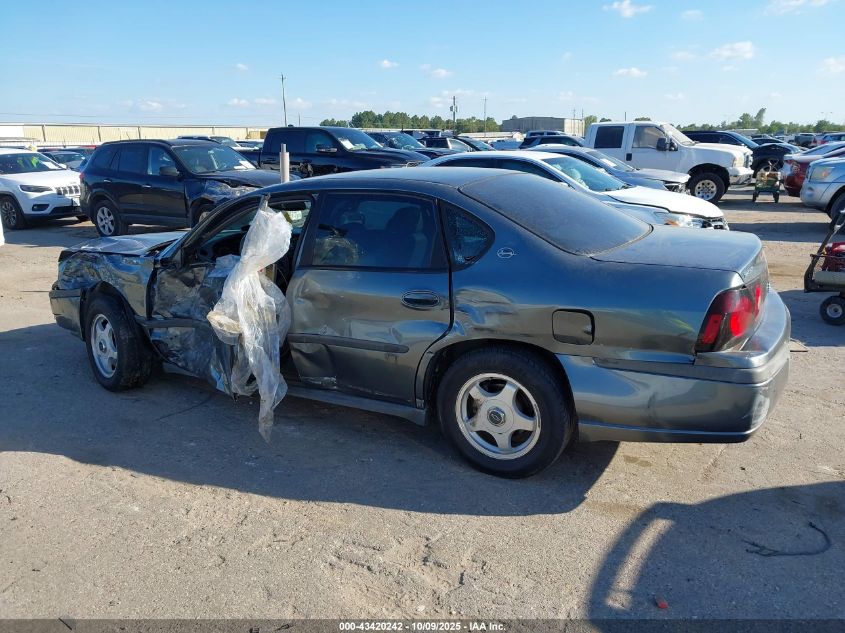 2004 Chevrolet Impala VIN: 2G1WF52E649216924 Lot: 43420242