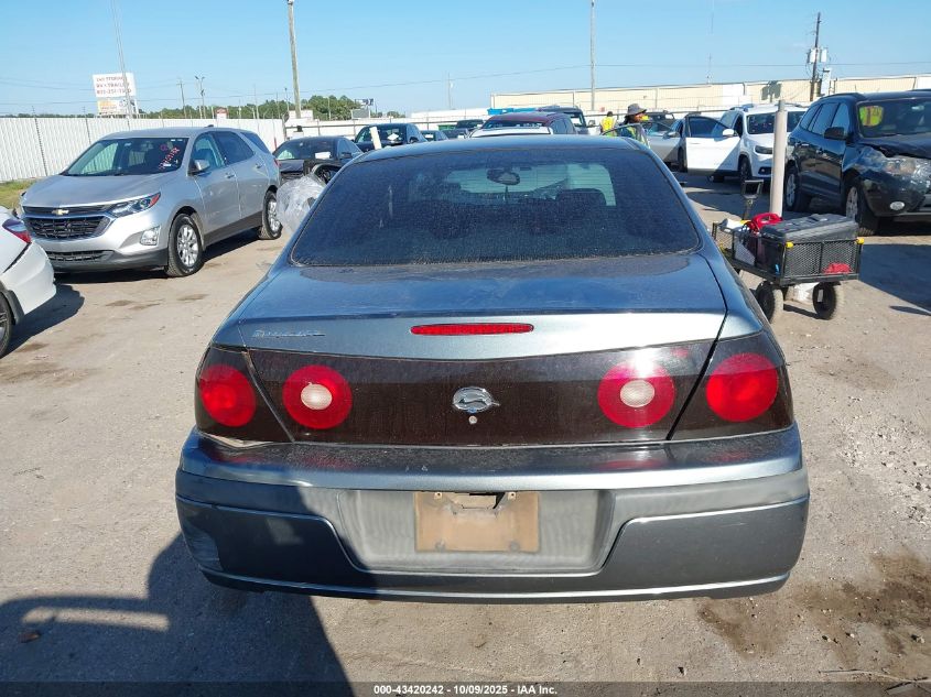 2004 Chevrolet Impala VIN: 2G1WF52E649216924 Lot: 43420242