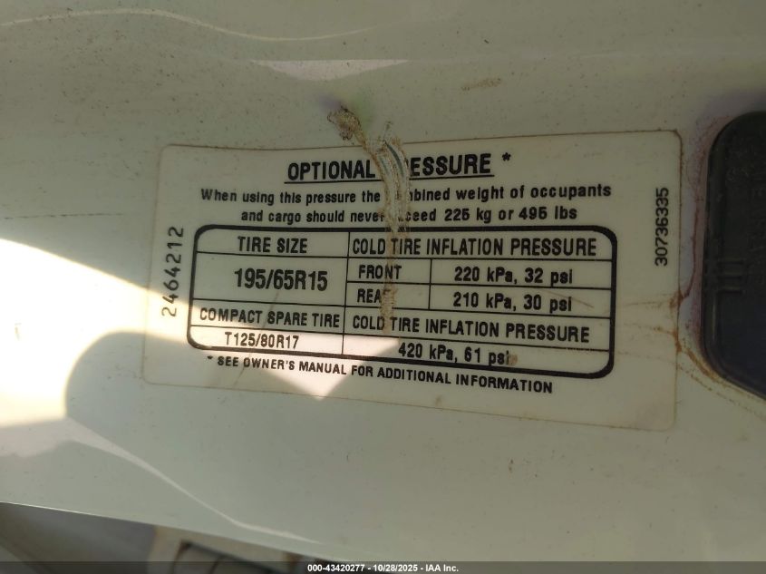 2005 Volvo S60 2.4 VIN: YV1RS612652464212 Lot: 43420277