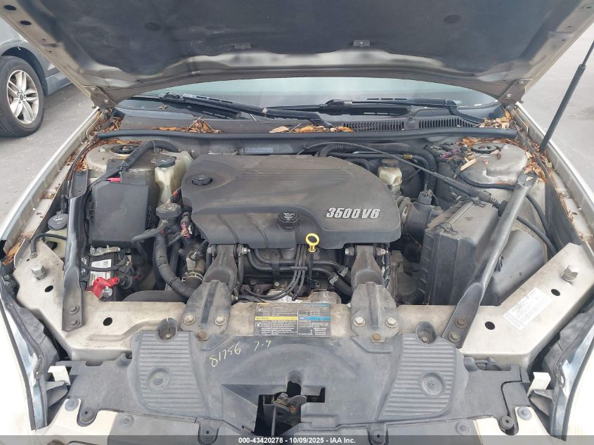 2008 Chevrolet Impala Ls VIN: 2G1WB58K381352960 Lot: 43420278