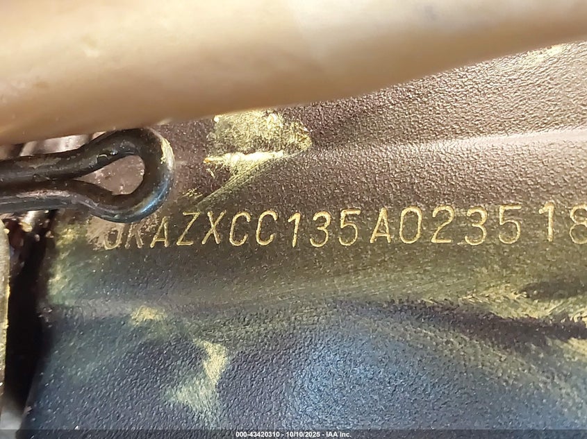 2005 Kawasaki Ninja Zx 10R VIN: JKAZXCC135A023518 Lot: 43420310