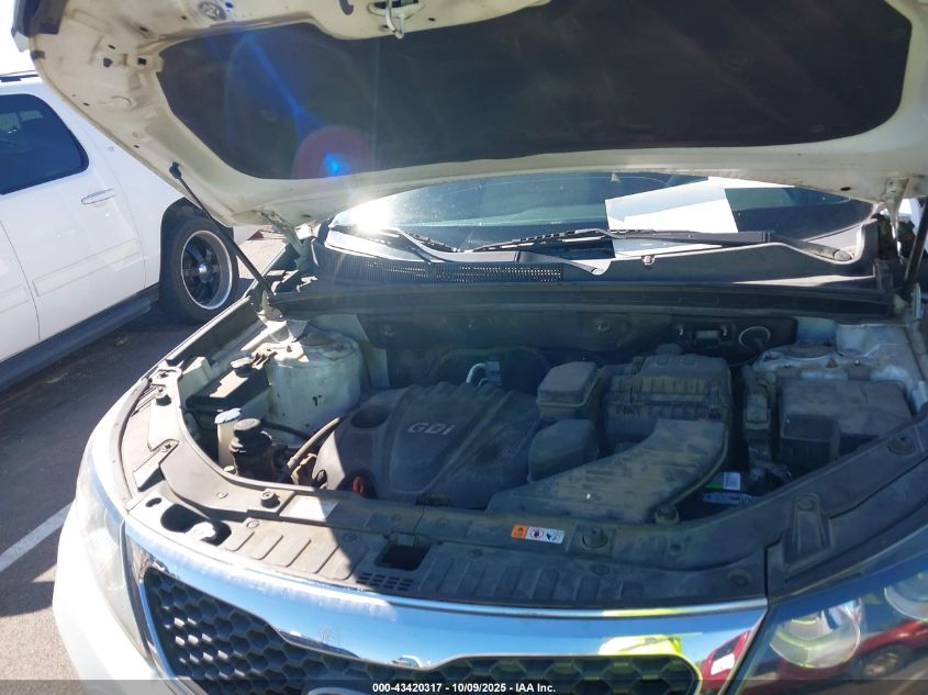 2013 Kia Sorento Lx VIN: 5XYKT3A66DG379784 Lot: 43420317