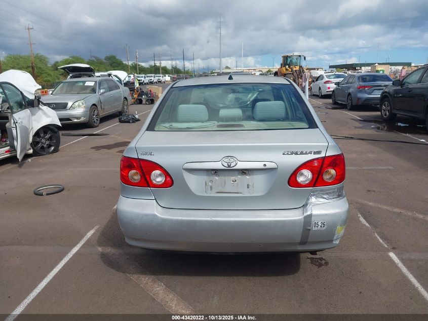 2006 Toyota Corolla Le VIN: 1NXBR32E56Z672139 Lot: 43420322