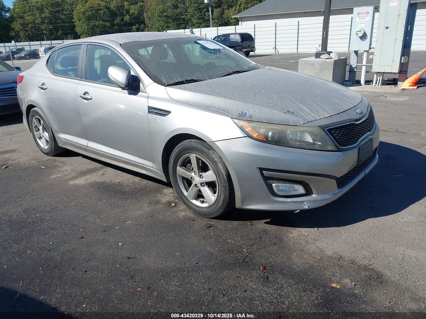2015 Kia Optima Lx silver sedan gasoline 5XXGM4A7XFG482926 photo #1