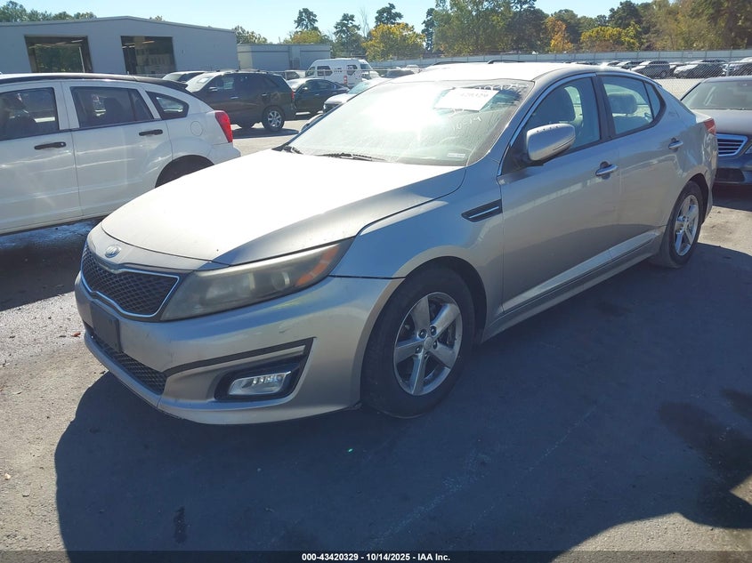 2015 Kia Optima Lx silver sedan gasoline 5XXGM4A7XFG482926 photo #3