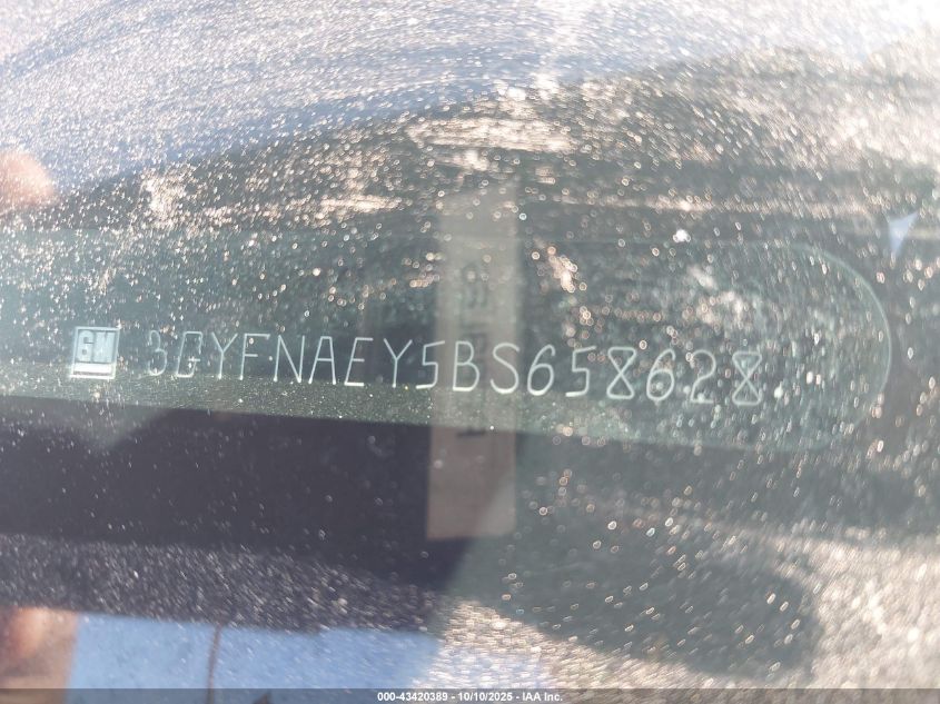 2011 Cadillac Srx Luxury Collection VIN: 3GYFNAEY5BS658628 Lot: 43420389