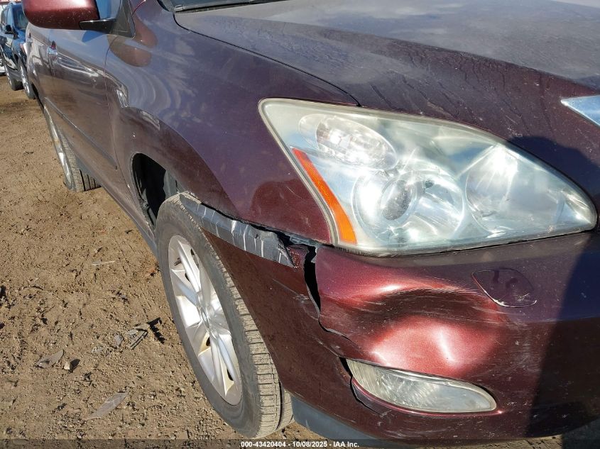 2008 Lexus Rx 350 VIN: JTJHK31U682033422 Lot: 43420404