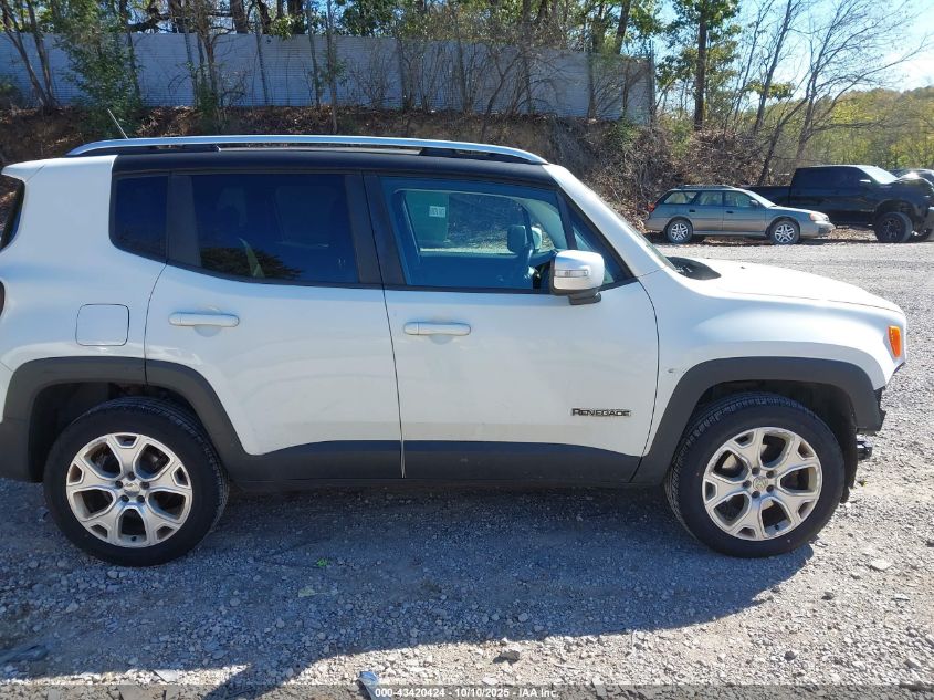 2015 Jeep Renegade Limited VIN: ZACCJBDT2FPC20656 Lot: 43420424