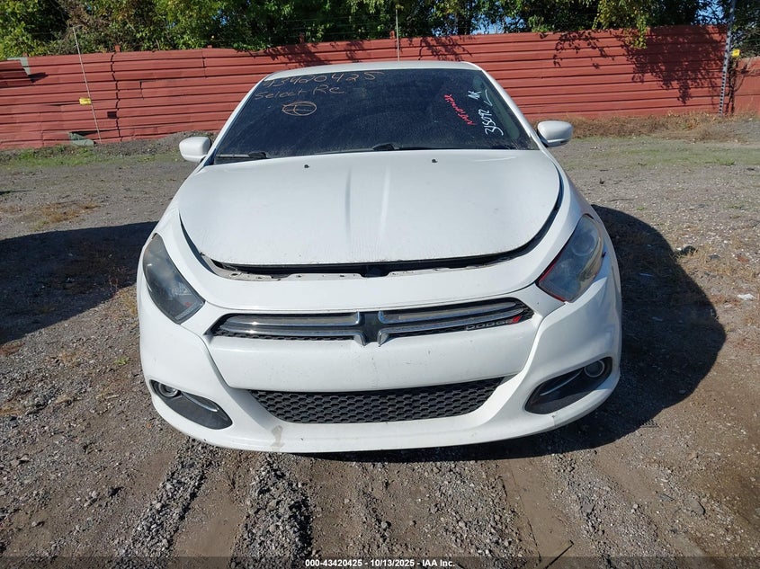 2015 Dodge Dart Sxt VIN: 1C3CDFBB3FD315092 Lot: 43420425