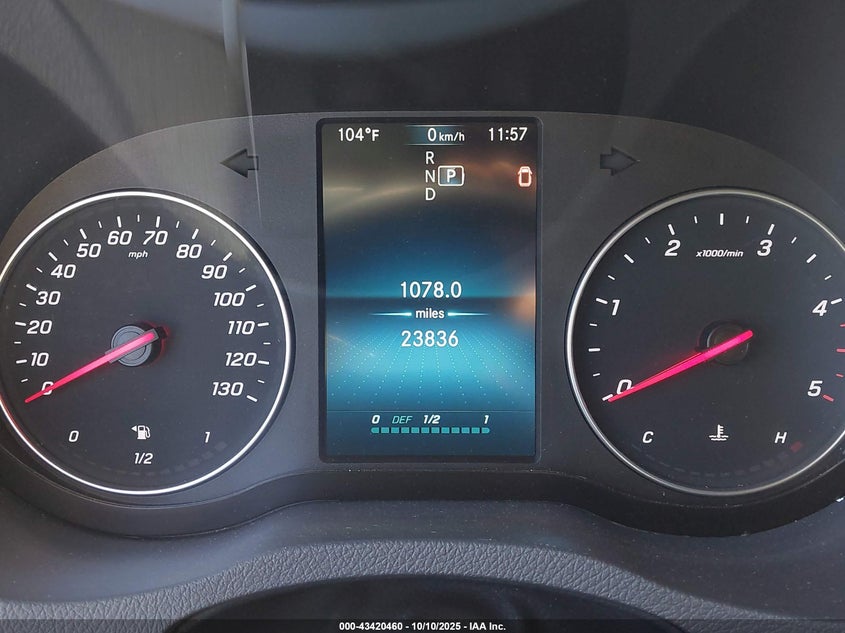 2022 MERCEDES-BENZ SPRINTER 2500 HIGH ROOF I4 DIESEL W1Y4DDHY0NT094468