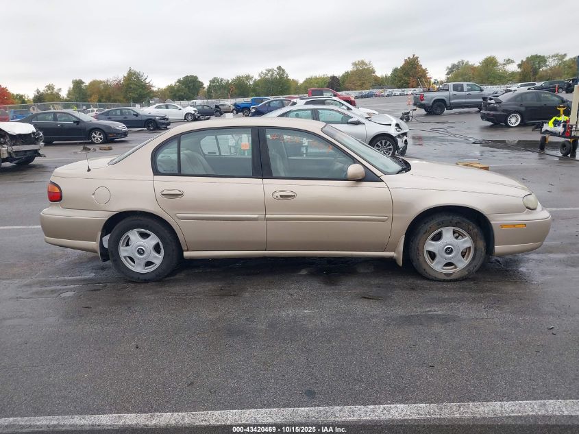 2001 Chevrolet Malibu Ls VIN: 1G1NE52J016131334 Lot: 43420469