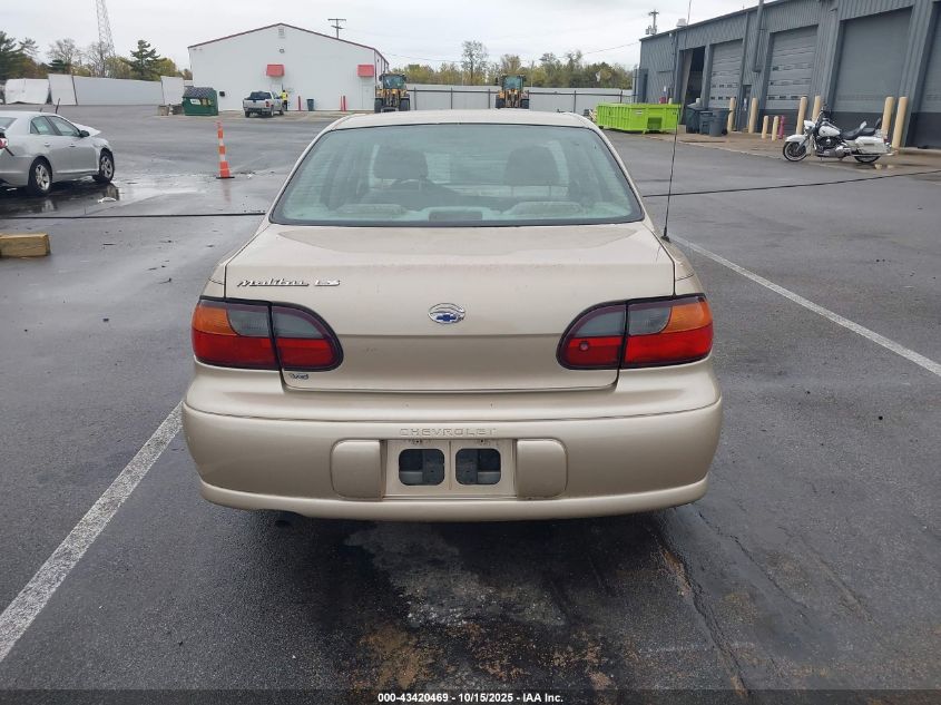 2001 Chevrolet Malibu Ls VIN: 1G1NE52J016131334 Lot: 43420469