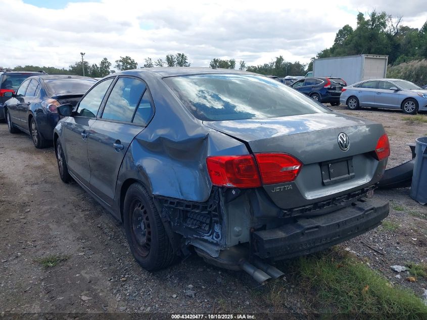 2014 Volkswagen Jetta 2.0L S VIN: 3VW2K7AJ6EM226483 Lot: 43420477