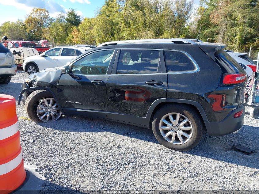 2016 Jeep Cherokee Limited VIN: 1C4PJMDS7GW132226 Lot: 43420479