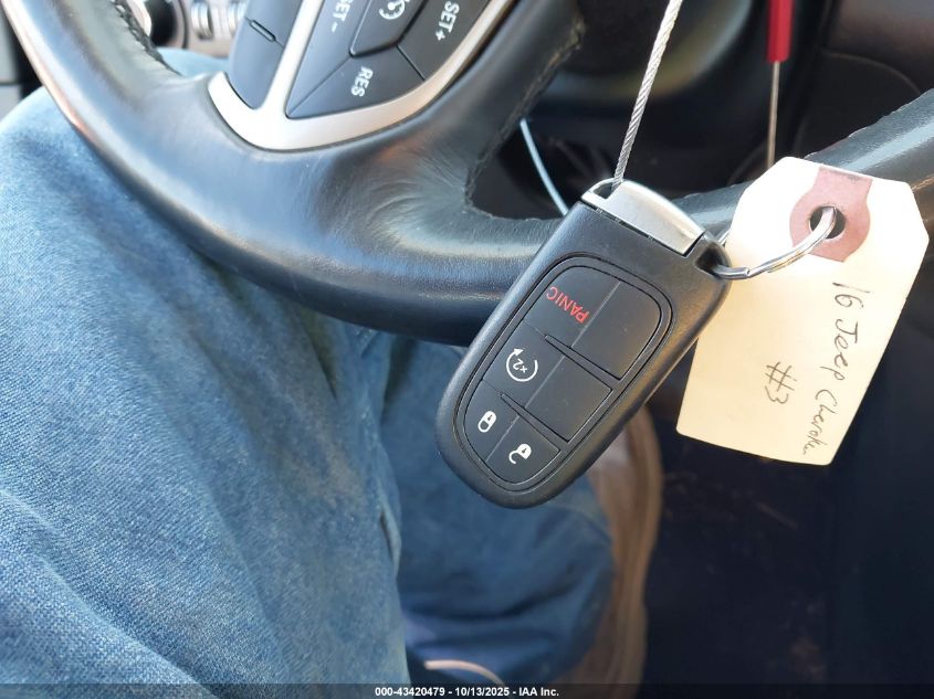 2016 Jeep Cherokee Limited VIN: 1C4PJMDS7GW132226 Lot: 43420479