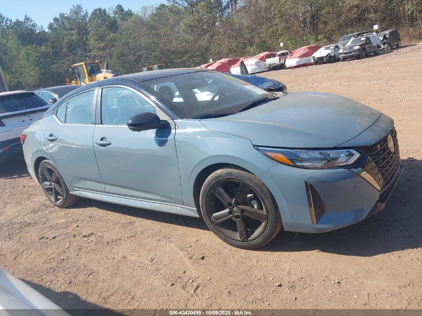 2025 Nissan Sentra Sr VIN: 3N1AB8DV4SY291181 Lot: 43420499