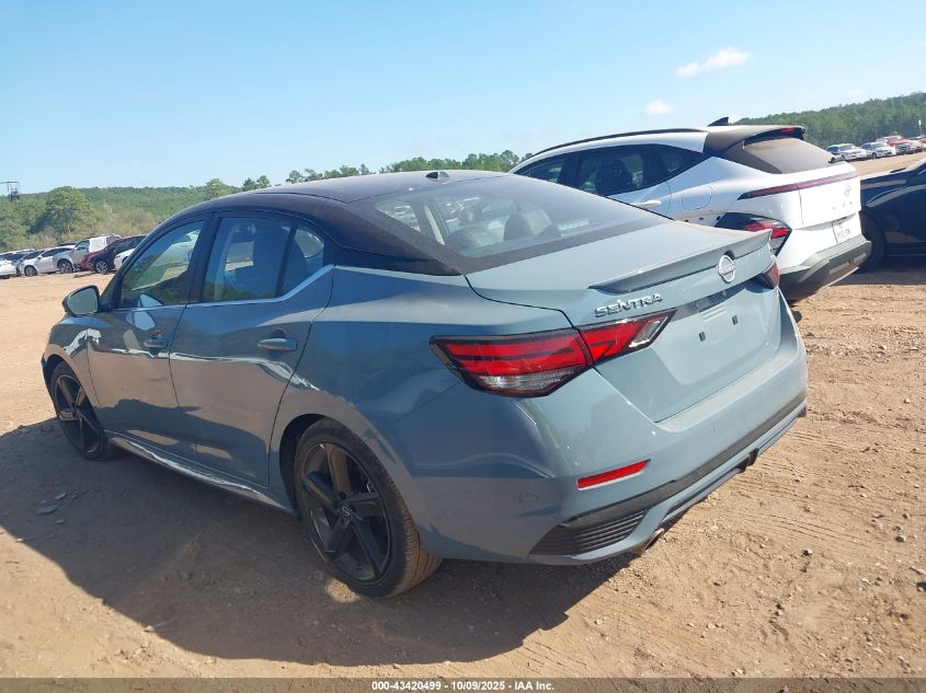 2025 Nissan Sentra Sr VIN: 3N1AB8DV4SY291181 Lot: 43420499