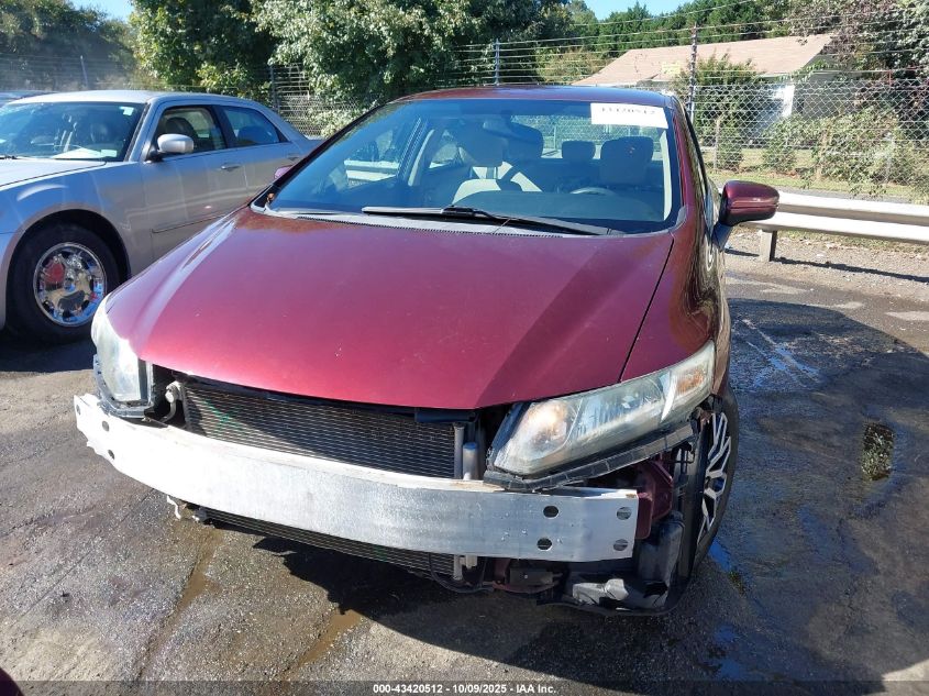 2014 Honda Civic Lx VIN: 2HGFB2F52EH509241 Lot: 43420512