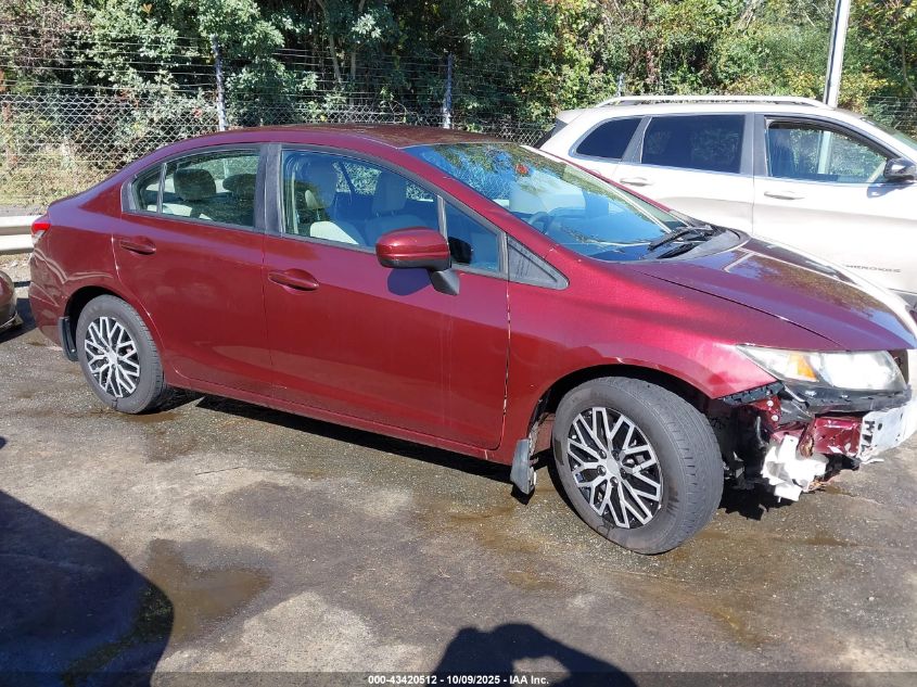 2014 Honda Civic Lx VIN: 2HGFB2F52EH509241 Lot: 43420512