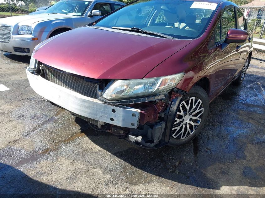 2014 Honda Civic Lx VIN: 2HGFB2F52EH509241 Lot: 43420512