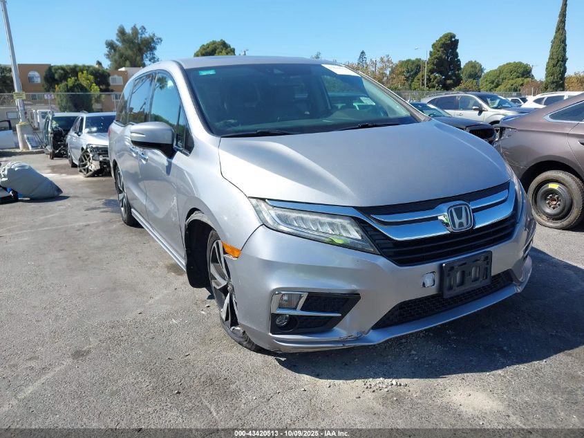 2018 Honda Odyssey Elite VIN: 5FNRL6H9XJB066417 Lot: 43420513