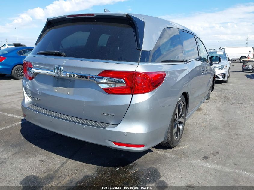 2018 Honda Odyssey Elite VIN: 5FNRL6H9XJB066417 Lot: 43420513