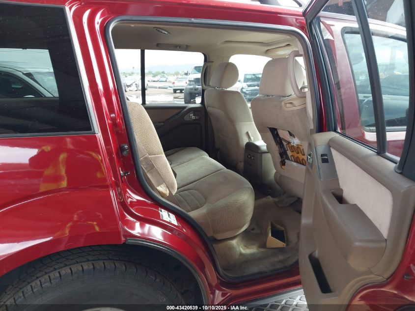 2006 Nissan Pathfinder Se VIN: 5N1AR18U26C640320 Lot: 43420539