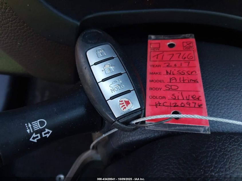2017 Nissan Altima 2.5 Sr VIN: 1N4AL3AP2HC121976 Lot: 43420541