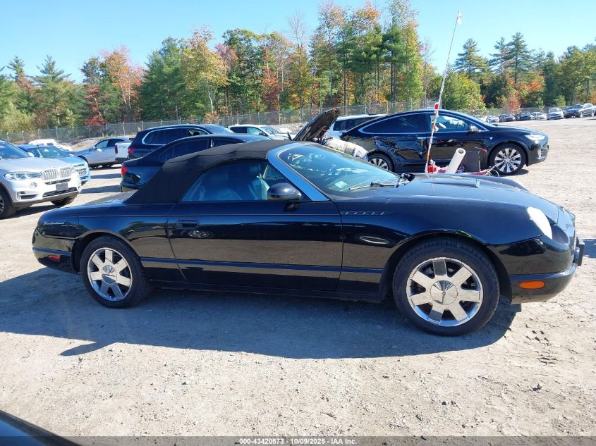2002 Ford Thunderbird VIN: 1FAHP60A92Y106936 Lot: 43420573