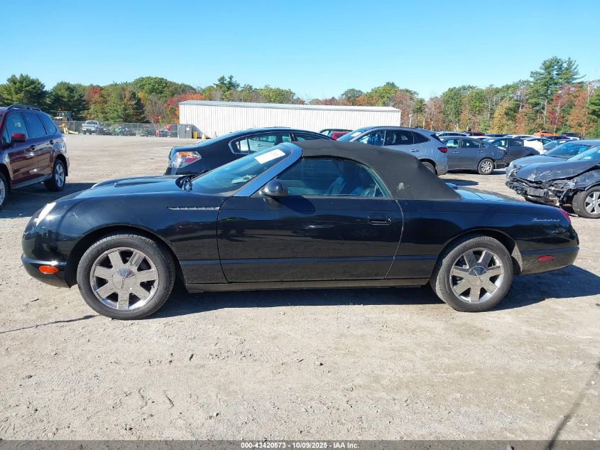 2002 Ford Thunderbird VIN: 1FAHP60A92Y106936 Lot: 43420573