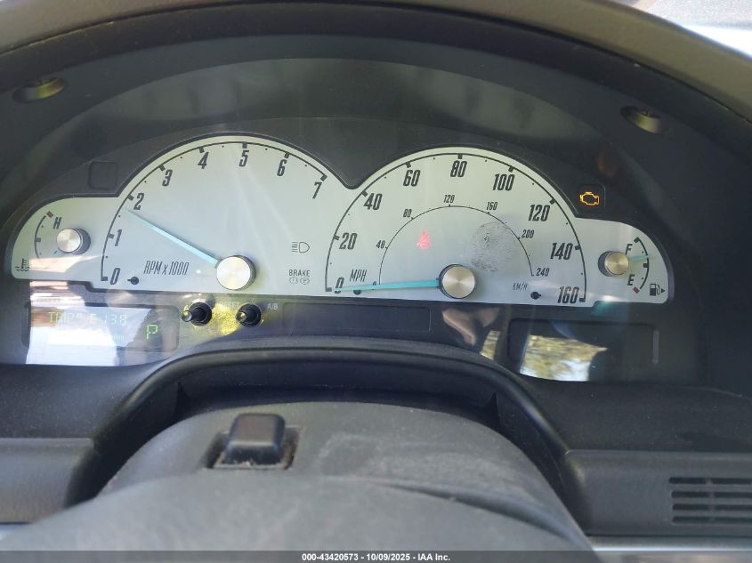 2002 Ford Thunderbird VIN: 1FAHP60A92Y106936 Lot: 43420573