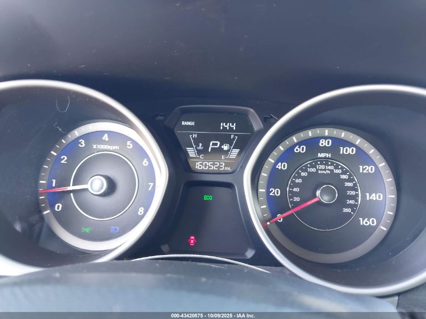 2014 Hyundai Elantra Limited VIN: KMHDH4AE9EU161258 Lot: 43420575