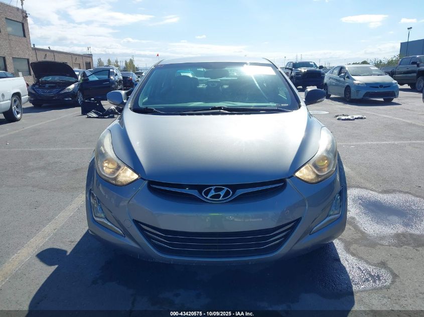 2014 Hyundai Elantra Limited VIN: KMHDH4AE9EU161258 Lot: 43420575