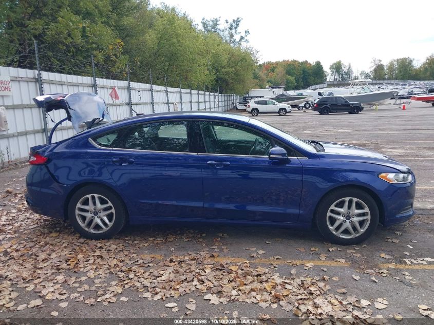 2016 Ford Fusion Se VIN: 3FA6P0H7XGR352297 Lot: 43420598