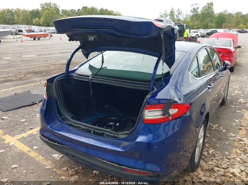 2016 Ford Fusion Se VIN: 3FA6P0H7XGR352297 Lot: 43420598