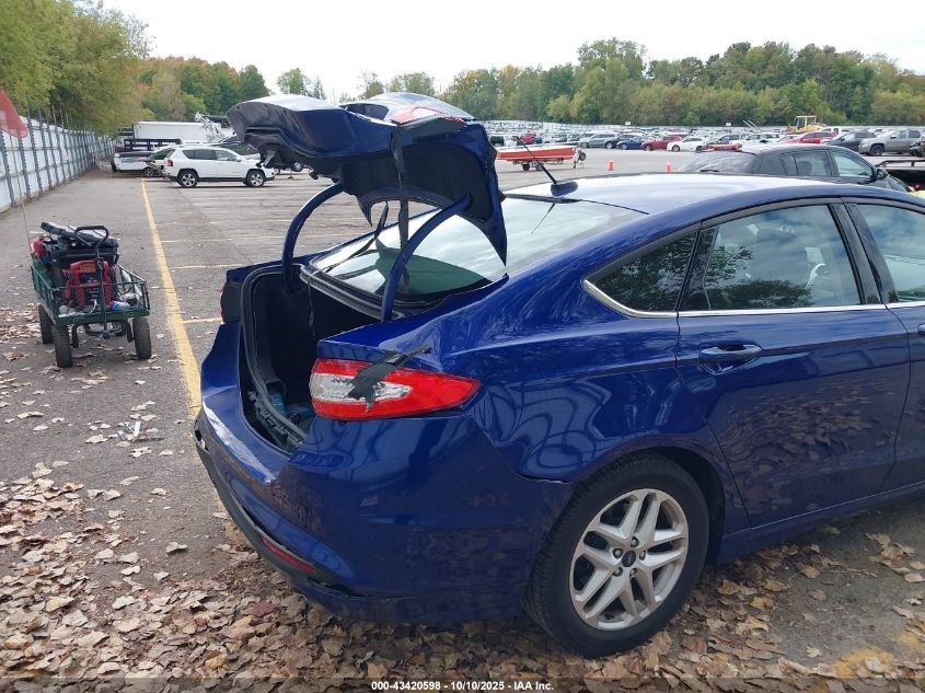 2016 Ford Fusion Se VIN: 3FA6P0H7XGR352297 Lot: 43420598