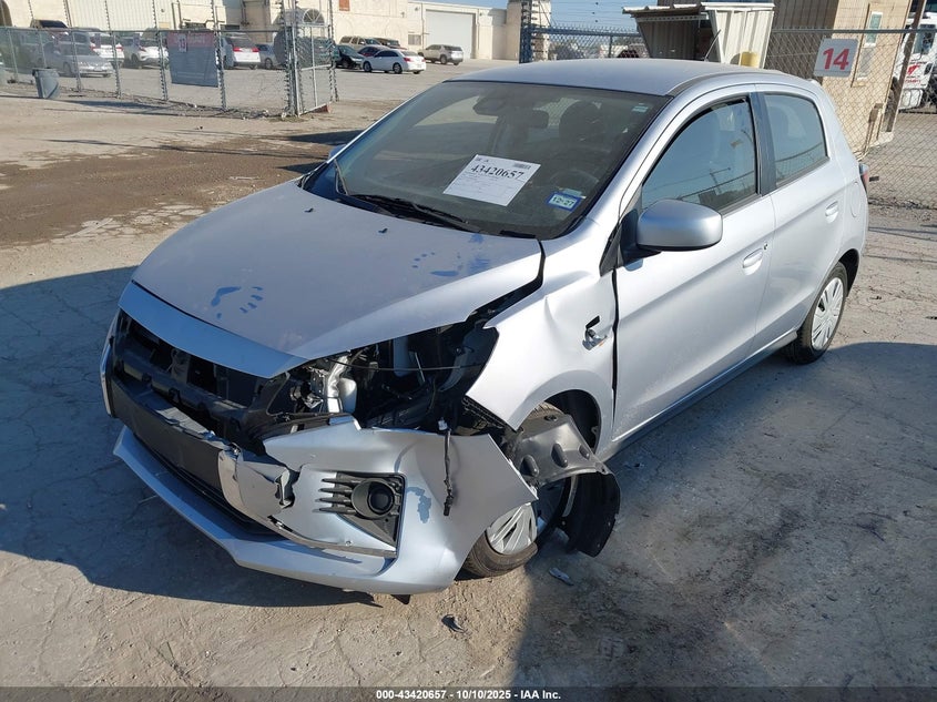 VIN ML32AUHJ0RH030661 2024 MITSUBISHI MIRAGE ES/LE