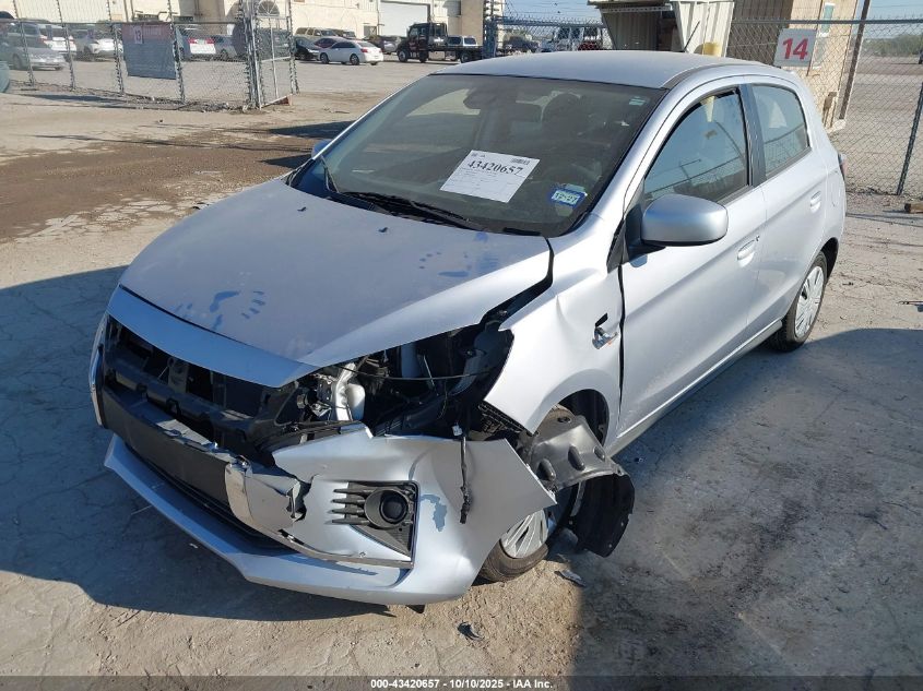 2024 Mitsubishi Mirage Es/Le VIN: ML32AUHJ0RH030661 Lot: 43420657