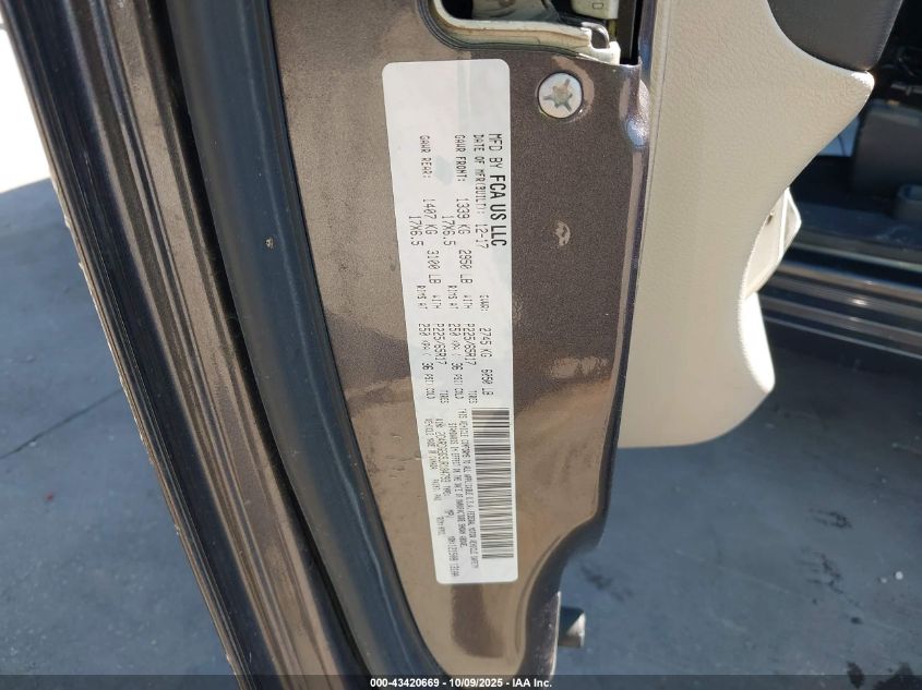 2018 Dodge Grand Caravan Se VIN: 2C4RDGBG5JR184793 Lot: 43420669