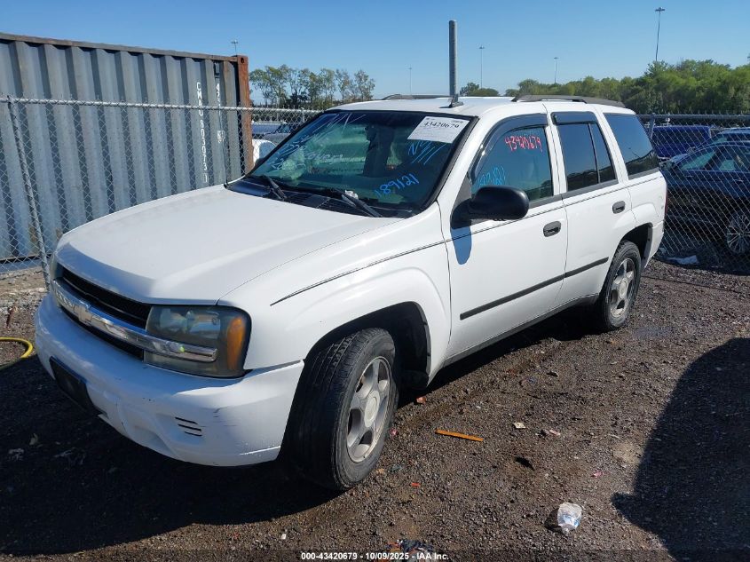 2008 Chevrolet Trailblazer Fleet VIN: 1GNDS13S382189121 Lot: 43420679