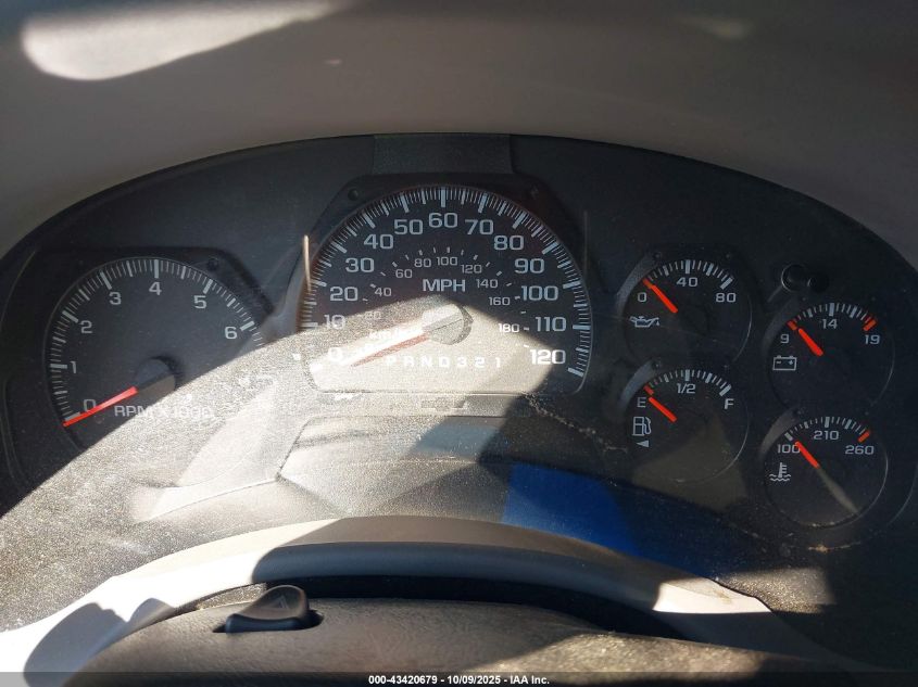 2008 Chevrolet Trailblazer Fleet VIN: 1GNDS13S382189121 Lot: 43420679