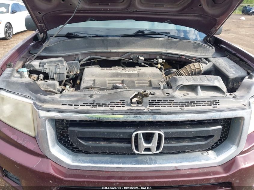 2009 Honda Ridgeline Rt VIN: 5FPYK16219B102912 Lot: 43420730