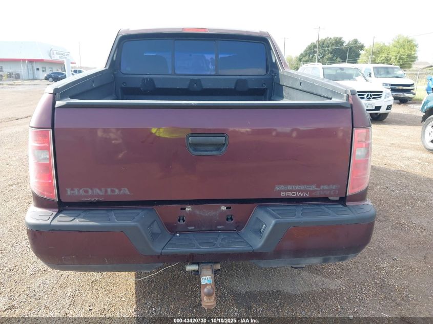 2009 Honda Ridgeline Rt VIN: 5FPYK16219B102912 Lot: 43420730