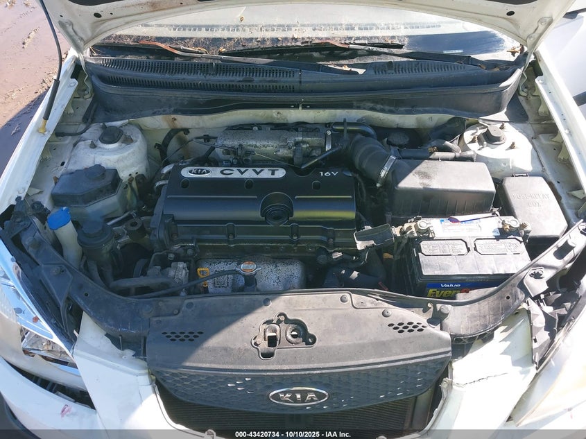 2009 Kia Rio Lx VIN: KNADE223196534069 Lot: 43420734