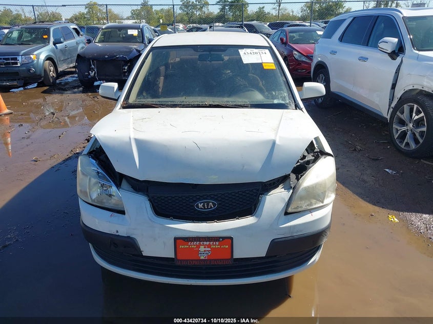 2009 Kia Rio Lx VIN: KNADE223196534069 Lot: 43420734