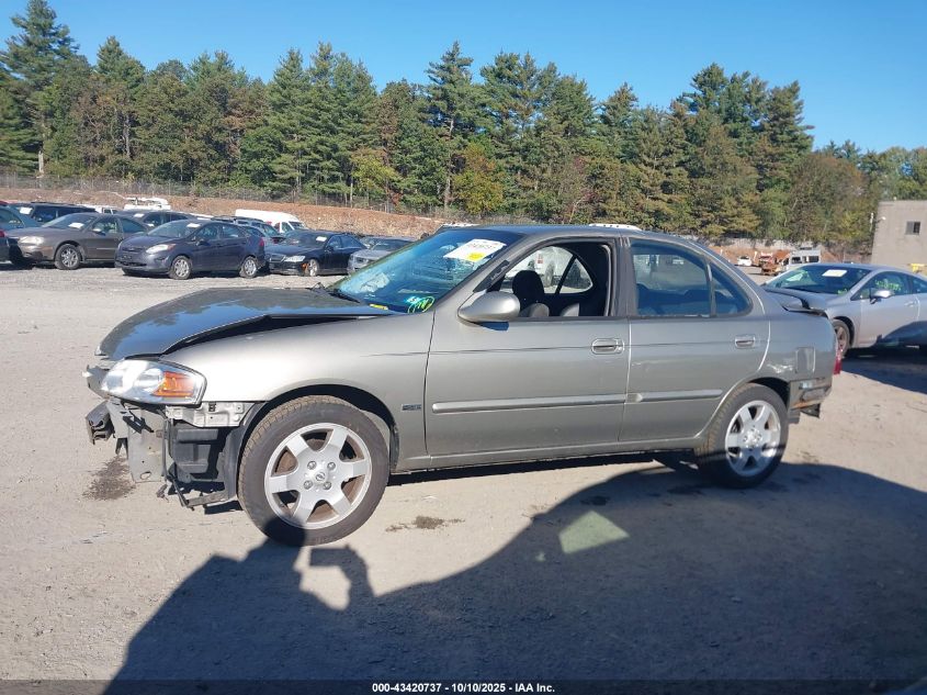 2006 Nissan Sentra 1.8S VIN: 3N1CB51D26L492275 Lot: 43420737