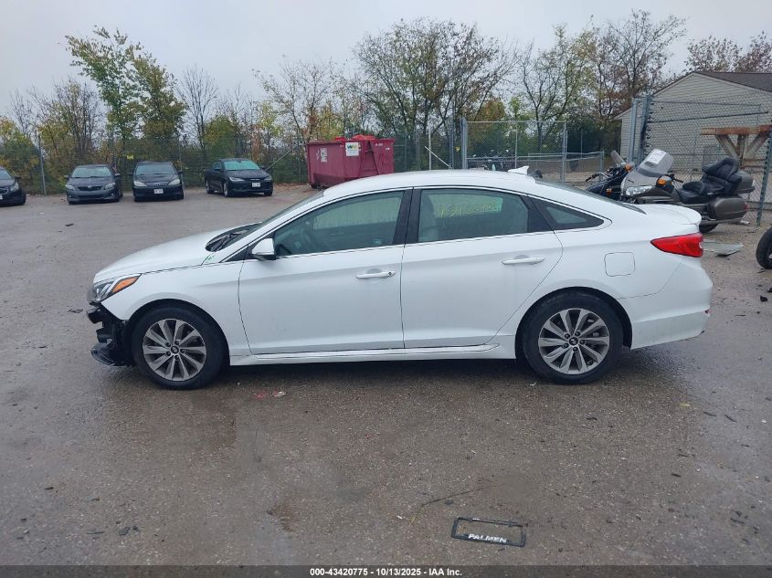 2016 Hyundai Sonata Sport VIN: 5NPE34AF4GH294524 Lot: 43420775