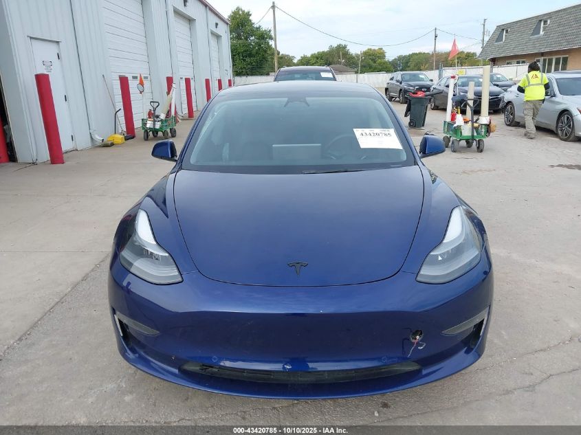 2022 Tesla Model 3 Long Range Dual Motor All-Wheel Drive VIN: 5YJ3E1EBXNF106771 Lot: 43420785