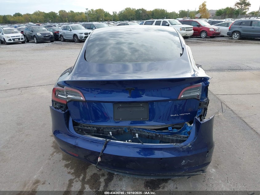 2022 Tesla Model 3 Long Range Dual Motor All-Wheel Drive VIN: 5YJ3E1EBXNF106771 Lot: 43420785